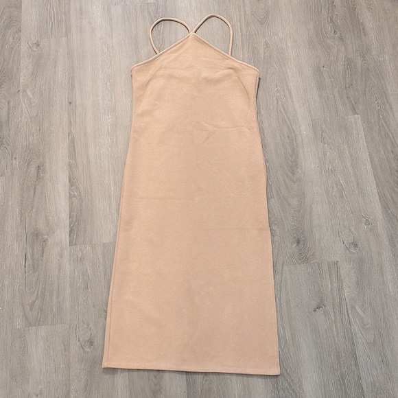 Forever 21, Medium, Tight Dress, Tan - Picture 1 of 4